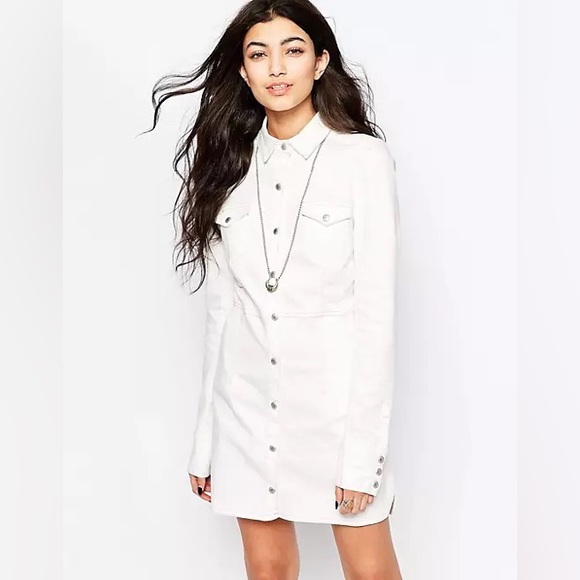 NWOT Free People Dynamite Dress White - Picture 13 of 15